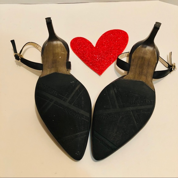 MISOPE NWOT classic sling back pointed kitten heel - Picture 4 of 8